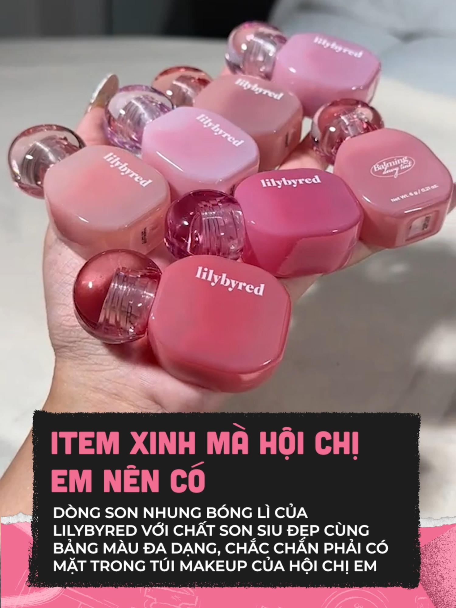 Chân ái cho hội mê son #clbeauty #clmedia #celebnetwork #beauty #BeautyTok #goclamdep #trending #hot #lilybyred #sonnhungbonglilybyred