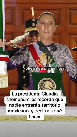 La presidenta reafirmó que México es un país libre y soberano. Ninguna potencia extranjera decidirá por nosotros.  #MéxicoLibre #NoticiasHoy #ClaudiaSheinbaum #OrgulloMexicano #MéxicoUnido