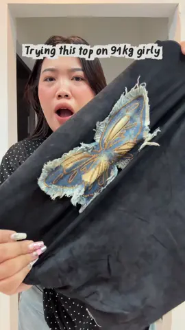 ganda  ng design mga mi!😍#butterflytop #plussizetop 