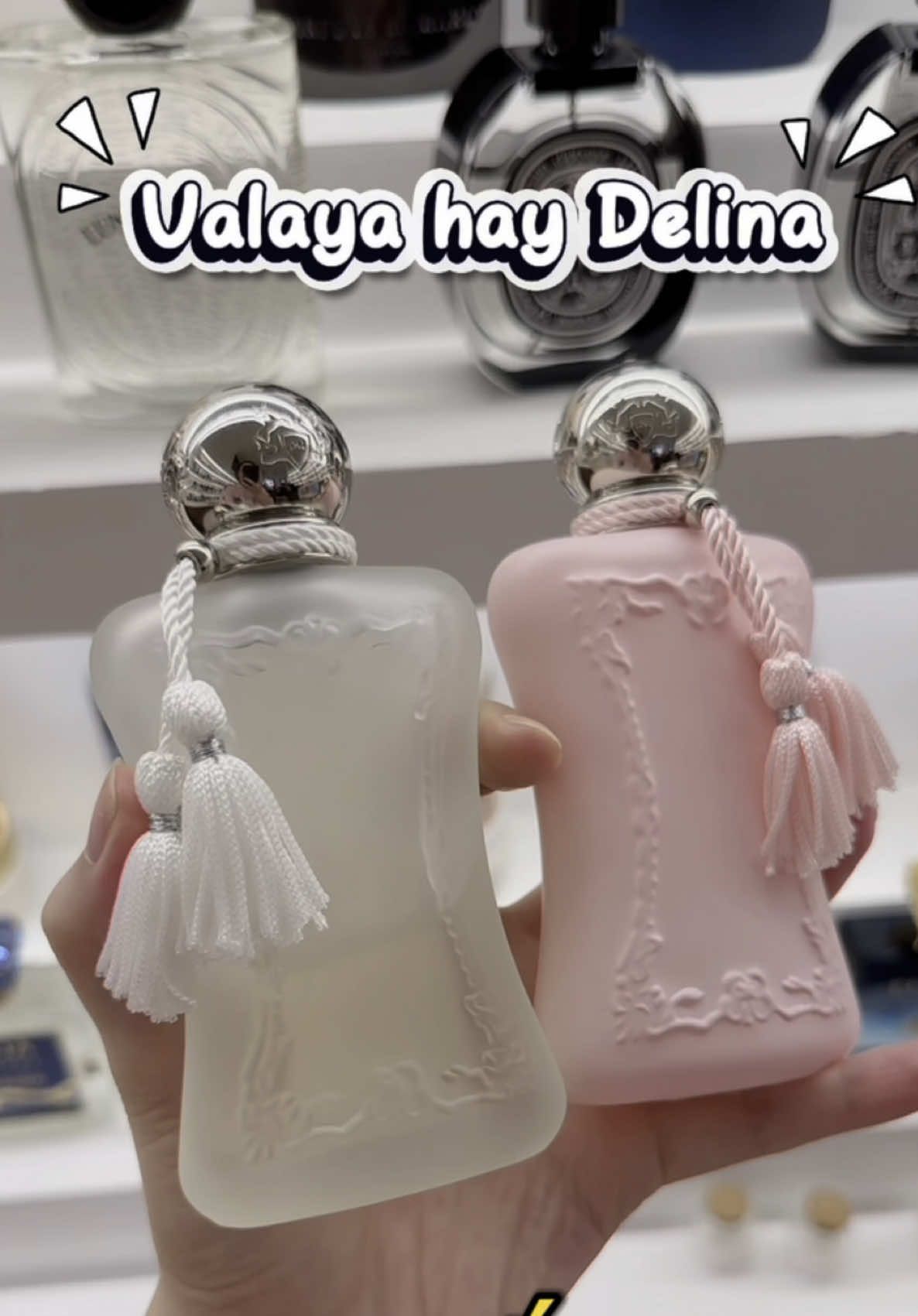 Chọn giữa valaya hay delina đâyyyy #comperfume #nuochoa #viral #xuhuong #154chualang #comnuochoachinhhang #valaya #delina 