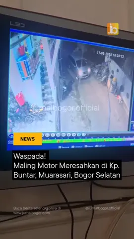 Meresahkan! Aksi pencurian motor kembali terjadi di Kampung Buntar. Diduga, pelakunya orang yang sama seperti kejadian sebelumnya. Mohon bantu share agar lebih banyak yang waspada dan kejadian serupa tidak terulang 🙏