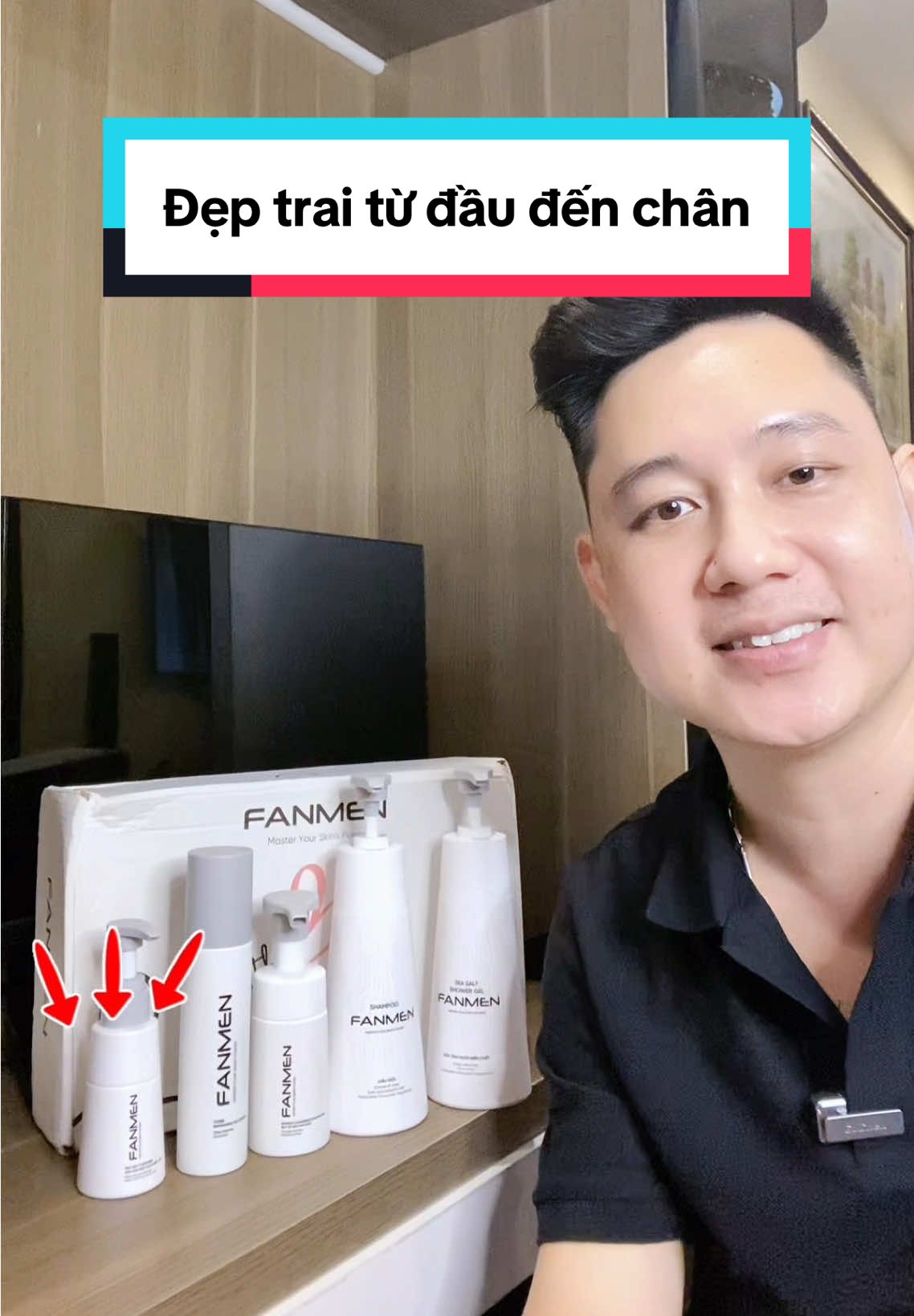 Combo Đẹp trai từ đầu đến chân được cả Tiktok săn lùng 🙀🙀🙀 #suatam #daugoi #suaruamat #chamsocda #toner  @TomTho.review @Phong Review 