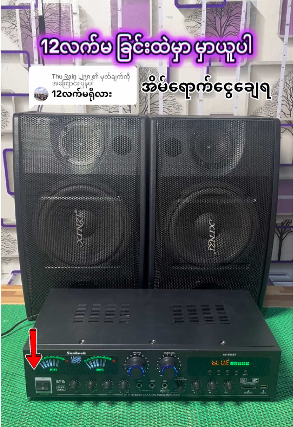 @Thu Rain Linn ကို အကြောင်းပြန်နေသည် #speaker #12လက်မဘောက် #အစုံလိုက်ရှယ်မိုက် #ဘောက်ဝါသနာပါတဲ့သူတွေhiခဲ #tiktokforyou 