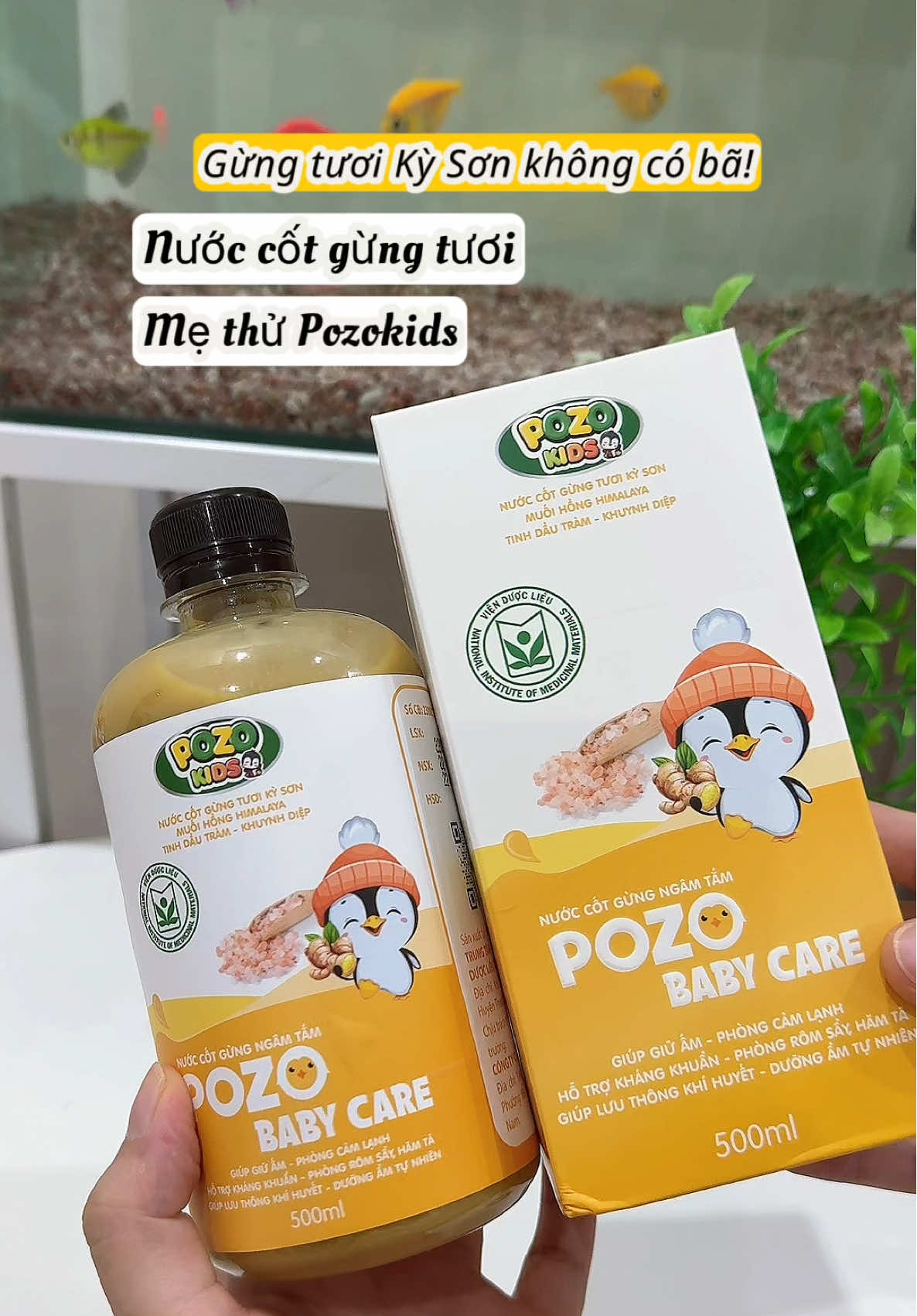 Nhà có bé nhỏ nên có ngay 1 lọ Cốt gừng tươi không bã để tắm và ngâm chân cho bé nha ba mẹ! #cotgungkhongba #cotgungtramkhuynhdiep #cotgungpozo #pozokids #mebimsua