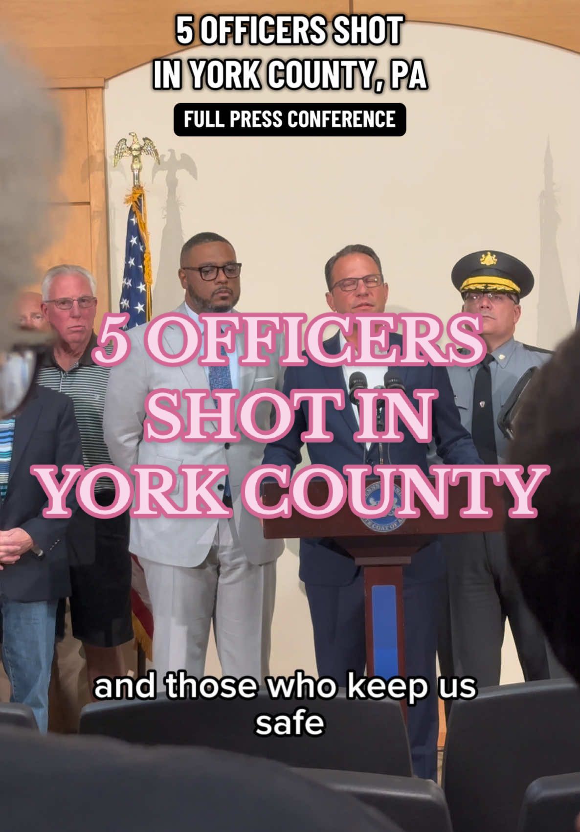 3 officers killed & 2 in critical condition after serving a warrant in Coduras Township, York County. @Josh Shapiro, PA State Police, LG, and doctors provided updates at WellSpan York Hospital. We’ve been providing coverage on @WGAL News Channel 8 