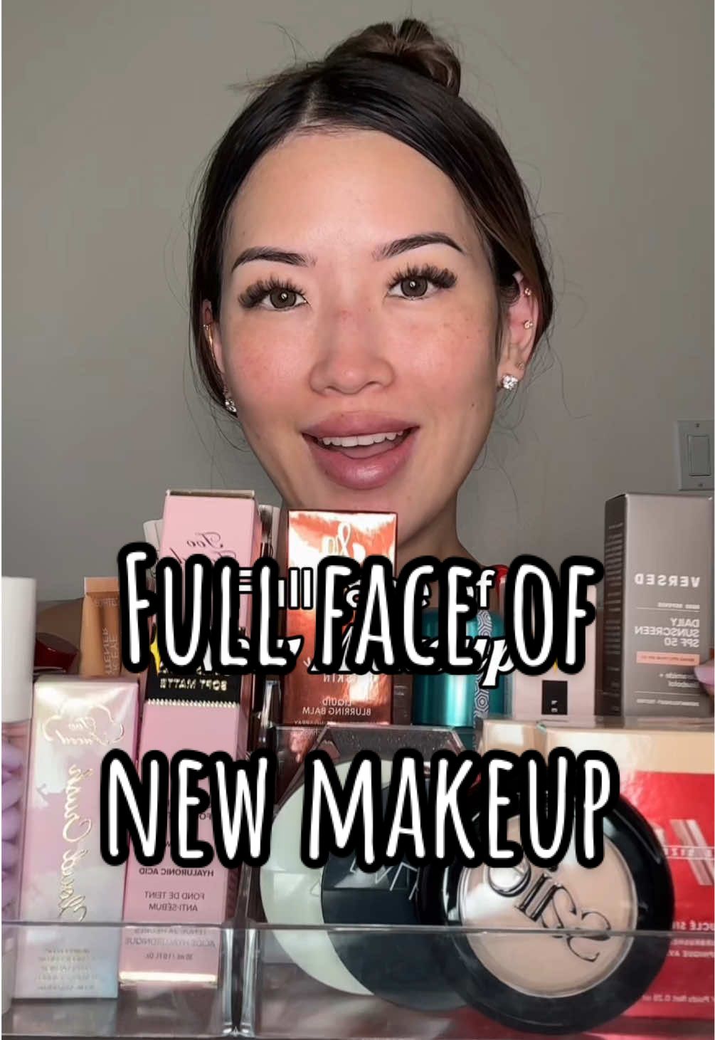 Full face of new makeup🥰 @Milani Cosmetics @Anastasia Beverly Hills @Tatcha US @Fenty Beauty @Fenty Skin @COVERGIRL @TIRTIR Inc. @Palladio Beauty @Too Faced  #fullface #newmakeup #makeuptutorial #MakeupRoutine #fullfacenewmakeup 