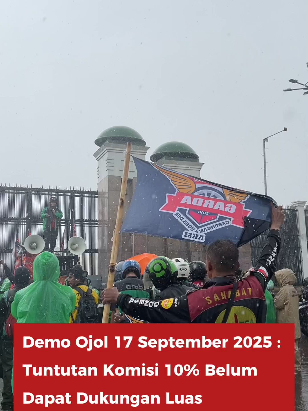 Tuntutan komisi 10% belum dapat Dukungan luas #Demo #ojol #ojekonline #Viral #fypbanget