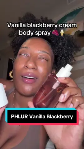 I’m obsessed with this new vanilla blackberry scent plus it last long on my skin 😍 #phlur #phlurfragrance #blackberry #vanillaperfume #tiktokshopcreatorpicks