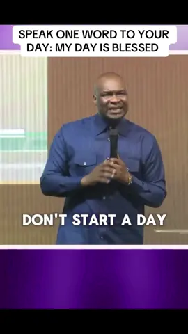 DON’T START A DAY YOU DID NOT SPEAK TO- Apostle Joshua Selman. #salvationhub #explorerpage #christiantiktokcomunity #apostlejoshuaselman #fyp 
