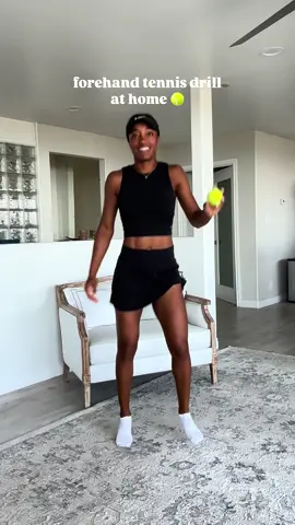 forehand tennis drills at home 🎾 easy way to work on your tennis forehand without the tennis court or a coach! Comment “Drills” and I’ll send you an mini e-book with forehand tennis drills you can do at home to improve your forehand! 🎾👏✅ -#tennis #tennisplayer #tennisgirl #tennisdrills 