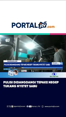 Pulisi Didangdangi Tepake Negep Tukang Nyetet Sabu