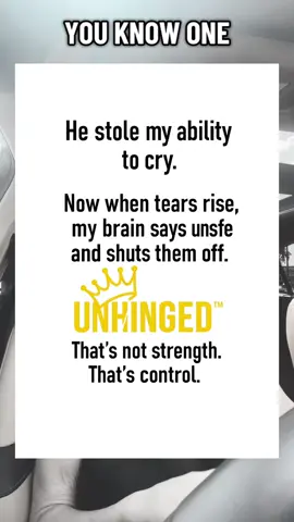 He stole my tears to keep control. But silence isn’t strength—it’s conditioning.#fyp #dv #divorce #narcissist #trauma 