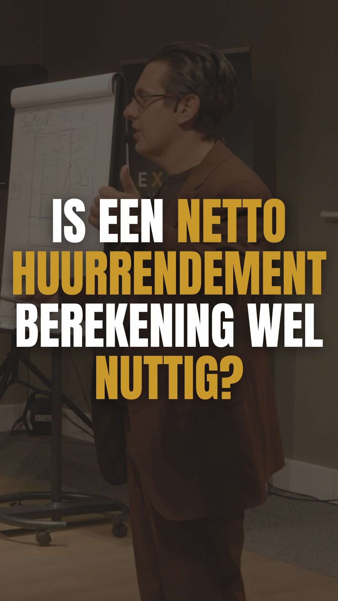Heeft deze netto huurrendement bij aanvang wel zin?