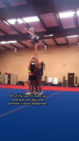 Minus the occasional “you know I can still do a back flip”… one bad coach yall… #partytrick #sports #cheer #fyp #foryoupage 