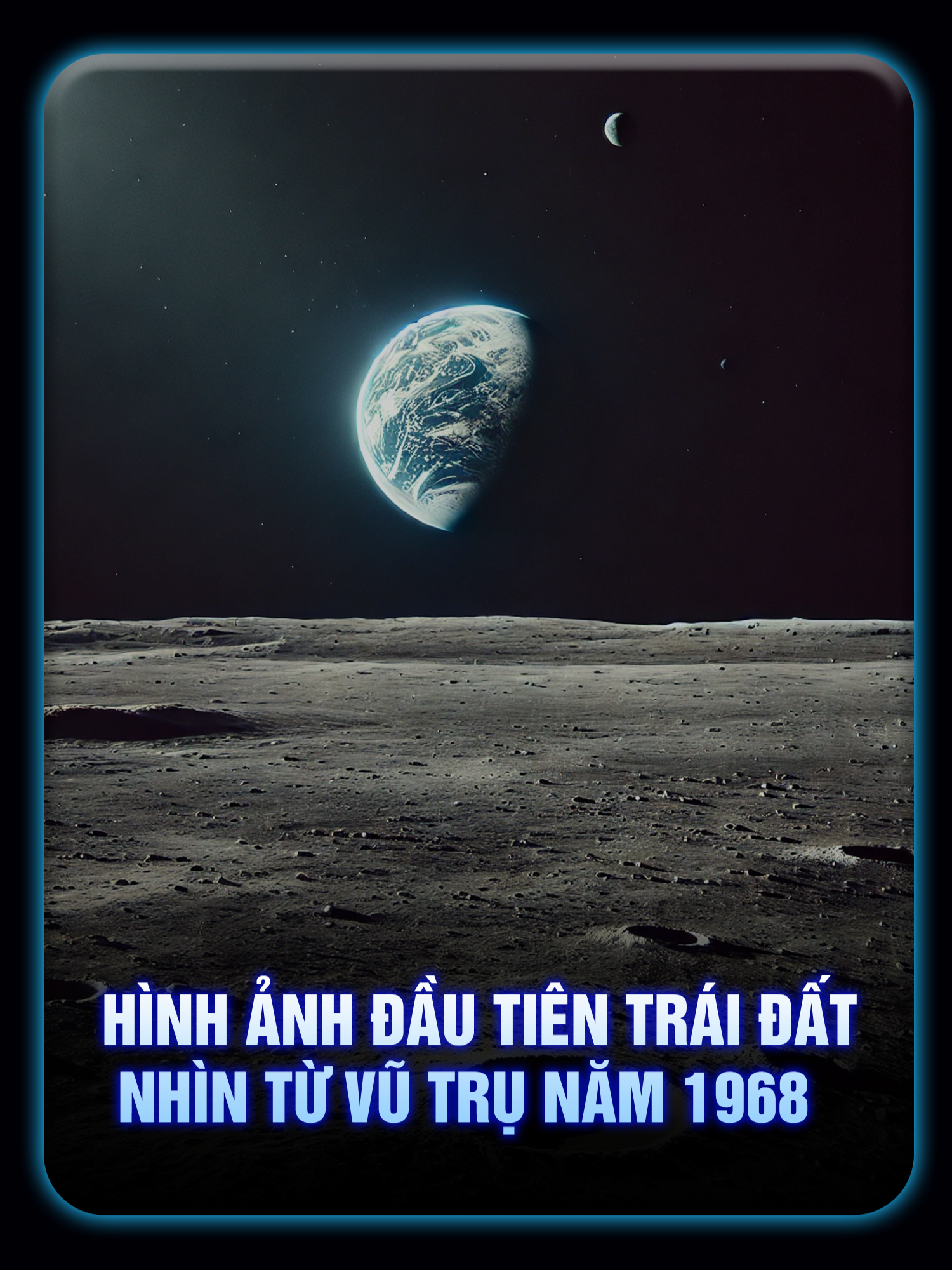 HÌNH ẢNH ĐẦU TIÊN TRÁI ĐẤT NHÌN TỪ VŨ TRỤ NĂM 1968#LearnOnTikTok #khoahoc #vutru #khampha