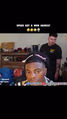 Ishowspeed new Haircut 😭 #ishowspeed #ishowspeedclipz #streamer #viral #YouTubeStar 