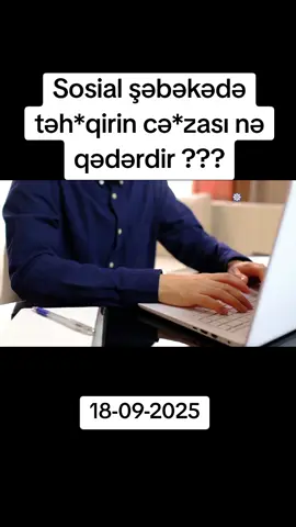 Sosial şəbəkədə təhqirin cəzası nə qədərdir ??? #xeber_com #bəyənin❤️👈zəhmətolmasa #bəyənin❤️👈zəhmətolmasa #azerbaijan #azerbaycantürkiye 