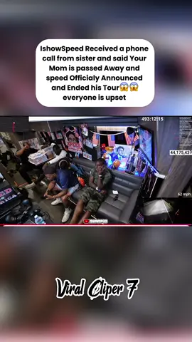 IshowSpeed mom passed away and ended his tour everyone is upset now and he is going back to home😭❤️‍🩹 #ishowspeedinoklahoma #ishowspeedclips #ishowspeedclipz #speeddoesamerica #viral 