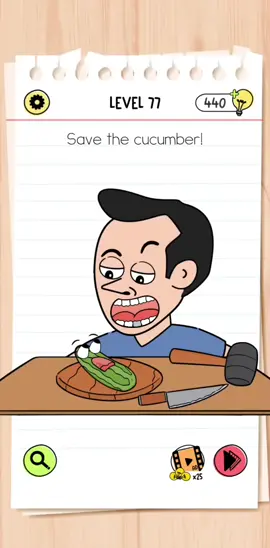 Brain Test LV 77 - Save the cucumber❗😳😅