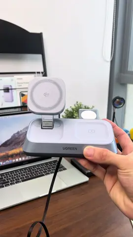 D Fresh 🔥Fresh 🔥 Ugreen wireless Charger 3in 1 qi2.2 💯 Full review utk korang siapa yang minat ✅ #ugreen #malaysia #wireless #fastcharging #fastcharge 