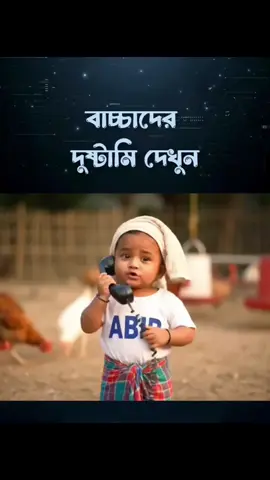 বাচ্চাদের ভাইরাল সব দুষ্টামি 😂 #viralreels #funnymoments #abir #comedy #tiktok 
