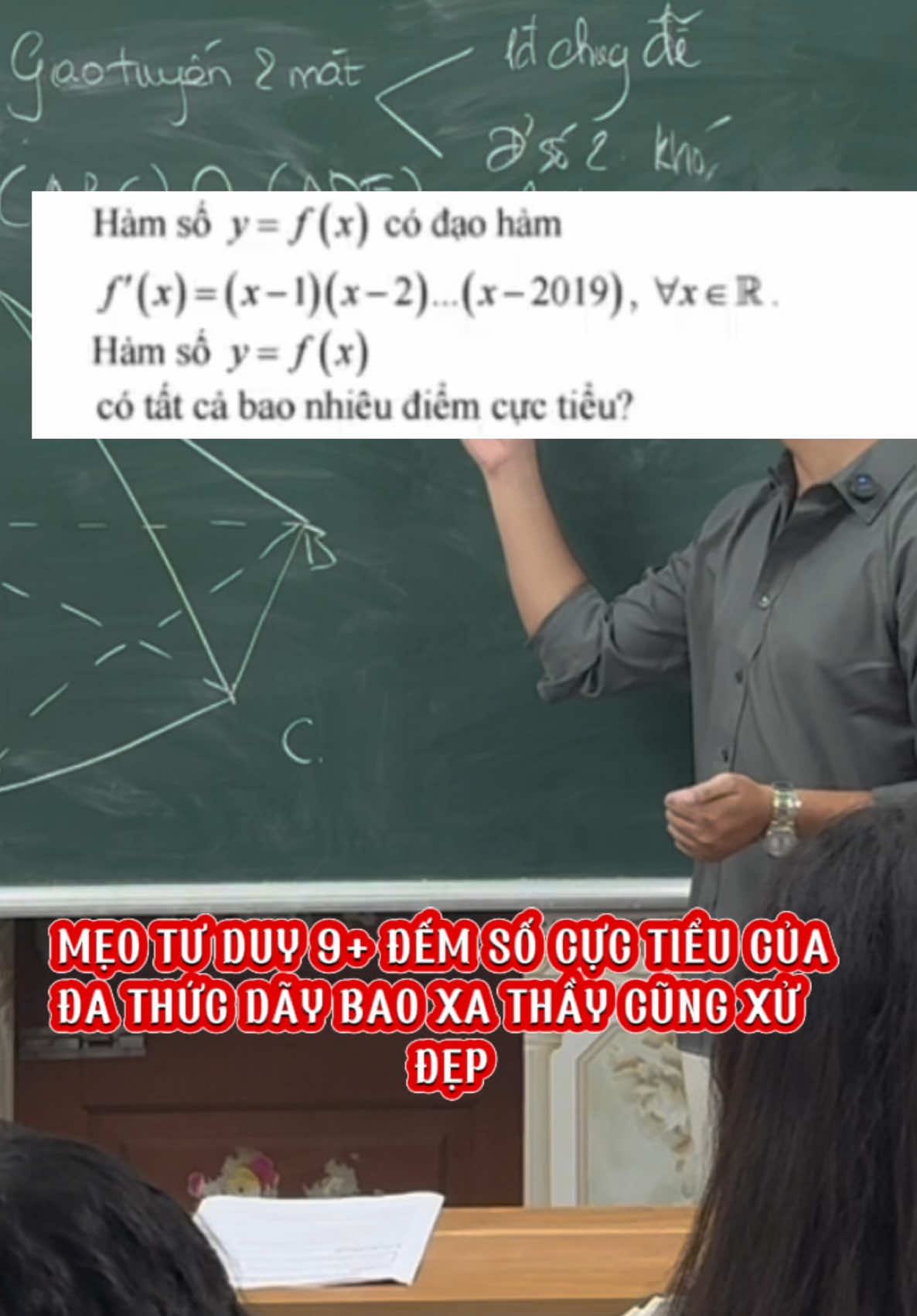 Mẹo tư duy đếm số cực tiểu của đa thức, dãy bao xa thầy cũng xử đẹp. 2k8 lưu ngay thực chiến #loptoanthaykhanhapple #2k8 #lop12 #onthi #thpt 