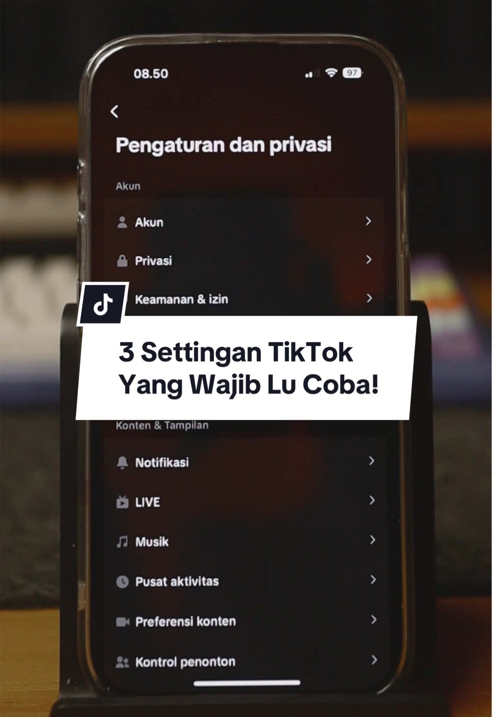 3 Settingan TikTok yang wajib diketahui !! #cici #dola #id #tiktokviral #trending 