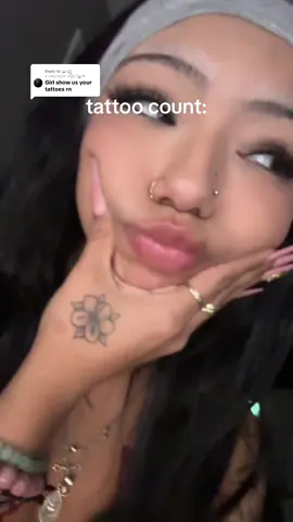 Replying to @🦢꧁•⊹٭𝙽𝚊𝚝𝚊𝚕𝚢٭⊹•꧂ 🦢  Yes some of them need touch ups some of these tats are a year plus now give me a break 😩 I have 3 more buttttttt tiktok gonna bananas me if i show u so i can’t #fyp #fypシ #fypシ゚viral #foryoupage #trending 