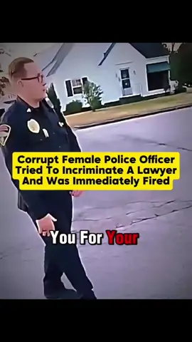 6D. Corrupt Female Police Officer Tried To Incriminate A Lawyer And Was Immediately Fired_mobile