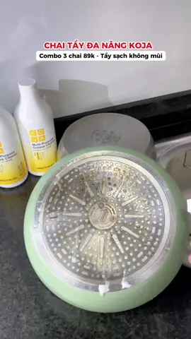 Combo 3 chai tẩy rửa đa năng KoJa 89k, mỗi chai 500ml, tẩy đa năng sạch bếp, an toàn không hại da tay, không mùi hắc hương bưởi dịu nhẹ #chaitaydanang #koja #nuoctaydanang #chaitayrua #chaitaybep 