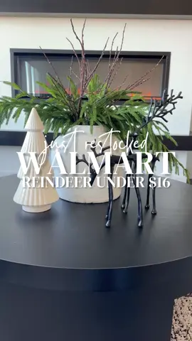 Run!! The viral Walmart reindeer are BACK 🦌 and they won’t last long!  🔗 in my bio or direct 👉🏻https://walmrt.us/4nFTA7C Walmart partner These gorgeous black metal reindeer are totally giving PB vibes—without the splurge. Such a cute holiday look-for-less that will sell out fast! #walmartpartner #walmartfinds #walmartchristmas #holidaydecor #christmasdecor   