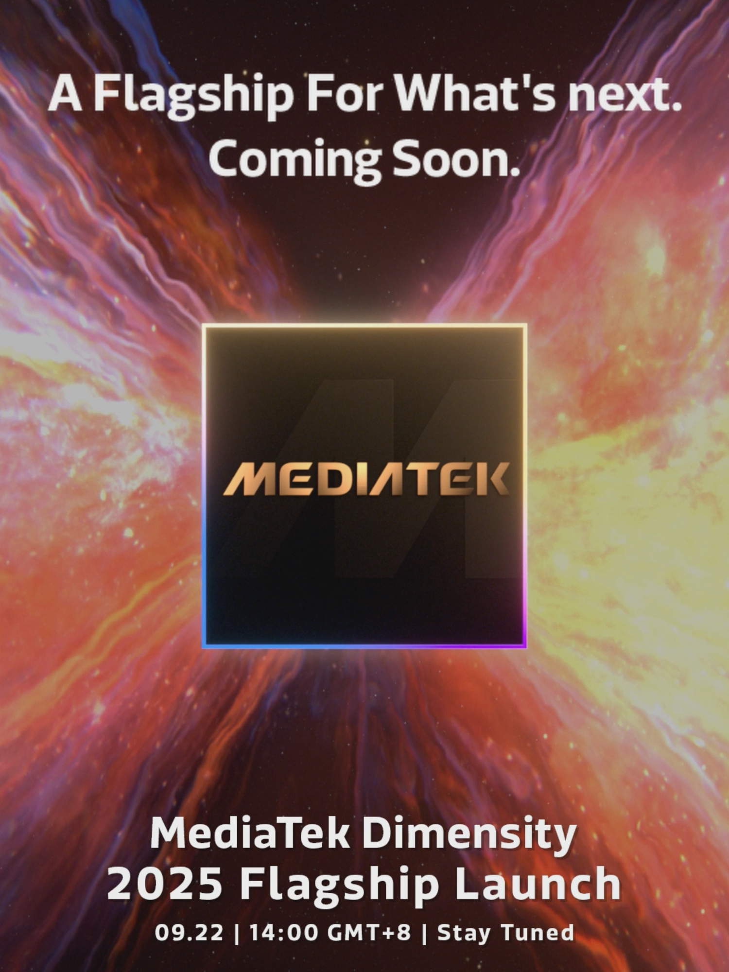 🌐⚡Kami bersiap untuk memperkenalkan generasi baru MediaTek Dimensity. Sebuah flagship untuk yang selanjutnya. Segera hadir. 🚀Periksa kembali pada tanggal 22 September pukul 14:00 GMT+8 / 13:00 WIB. #MediaTek #MediaTekDimensity #Flagship