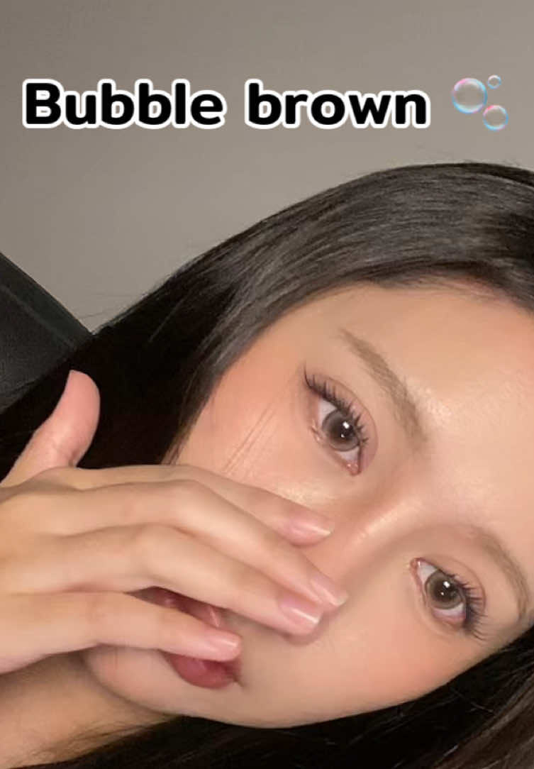 💓🤎 #bubblebrown #ilens #รีวิวคอนแทคเลนส์ 