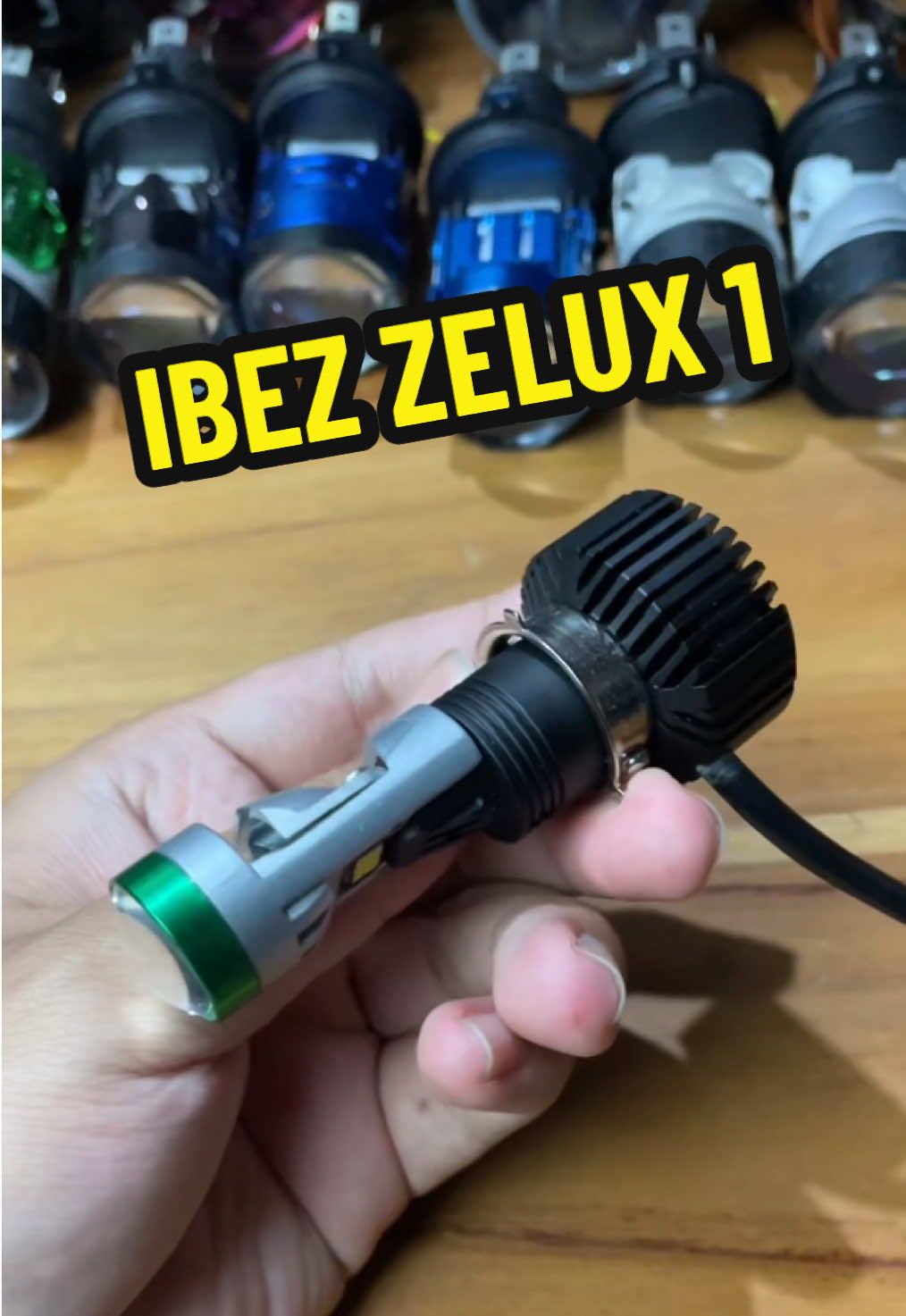 IBEZ ZELUX 1 hasil cahayanya kaya gimana? Kaya gini. #ibezzelux1 #lampuhondabeat #lampusoketh6 #minibiled #lampumotor 
