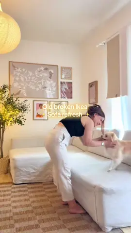 I’ve had a lot of questions about Where my sofa is from…  So I thought I would repost showing how I made my literally broken ikea Sofabed into something that looks half decent on the eye 😀☺️✨ #interiorstyling  #homecontent  #budgetdecor  #InteriorVibes  #councilflat 