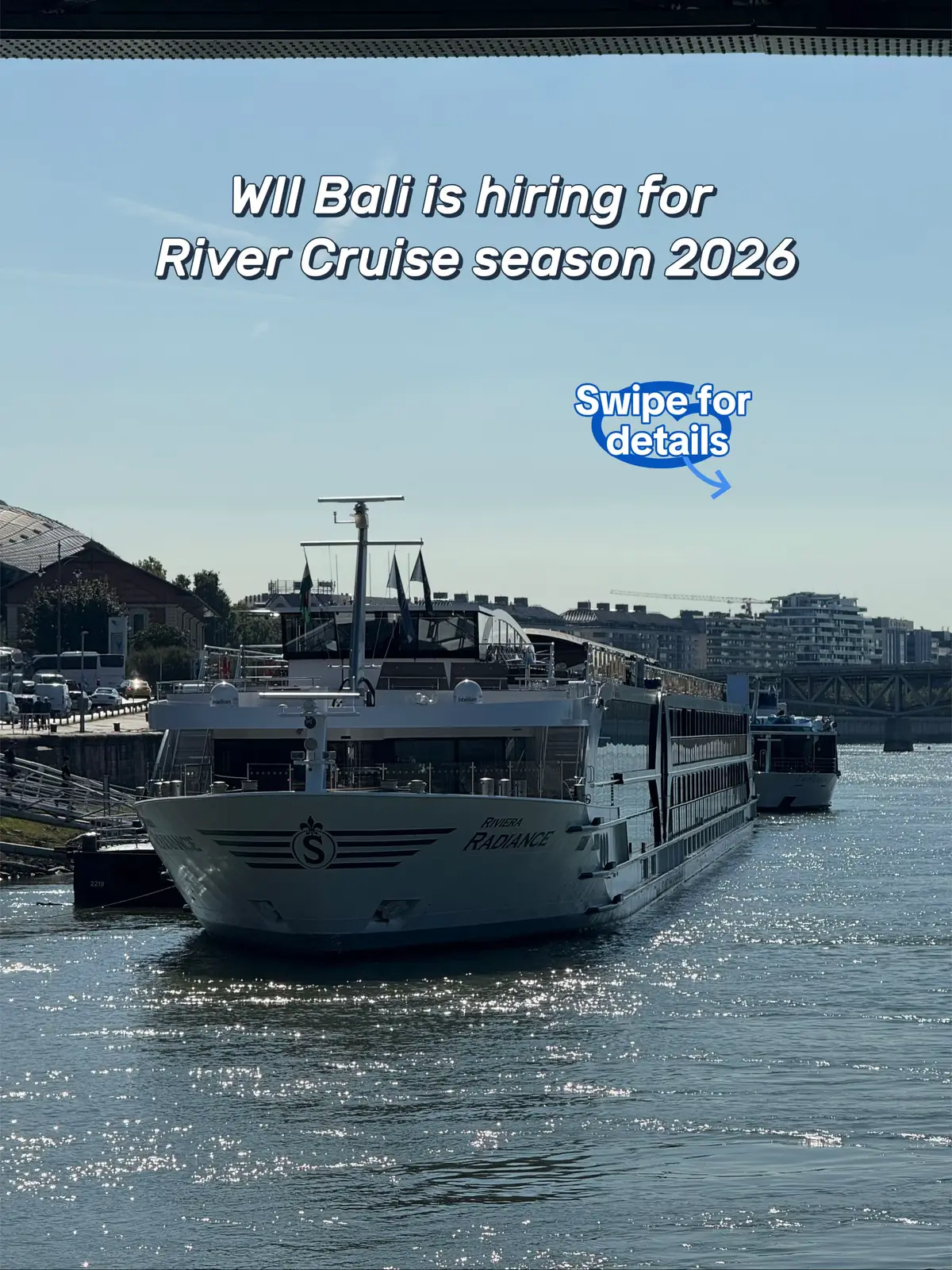 Kirim CV terbaik kalian & See you next season 2026 ⚓️👋🏻#anaksungai #riverman #rivercruiseship #rivercruiseeurope #rivercruise #bagasawan #wiibali 