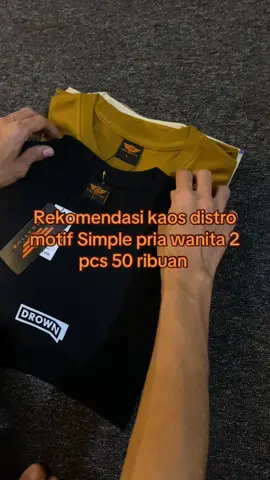 Rekomendasi kaos distro simple pria wanita 2 pcs 50 ribuan #promoseruweekend #kaosmurah #kaosdistro #foryou #2pcs50ribuan 