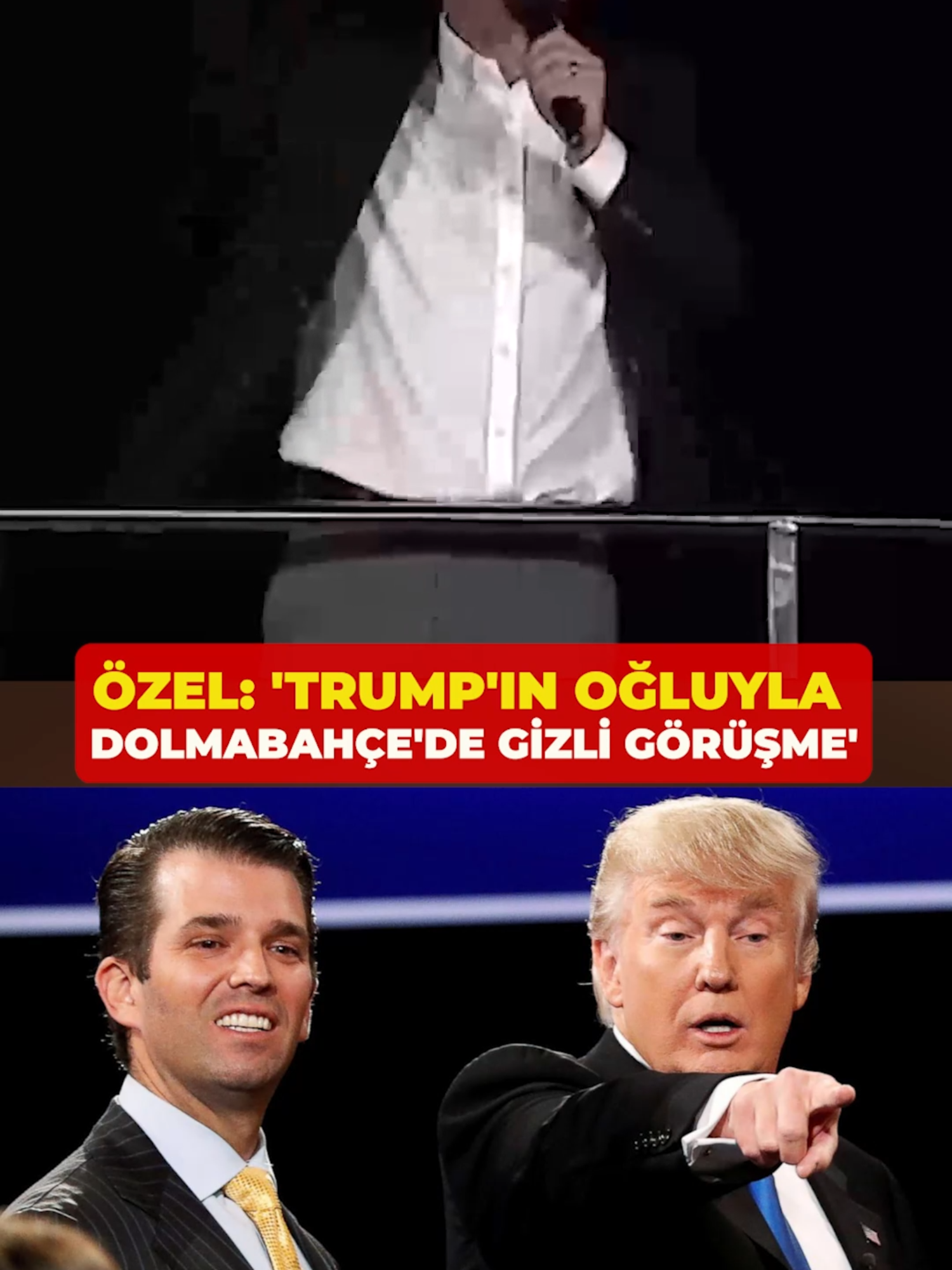 Özel'den iddia: 'Trump'ın oğluyla Dolmabahçe'de gizli görüşme yaptılar'