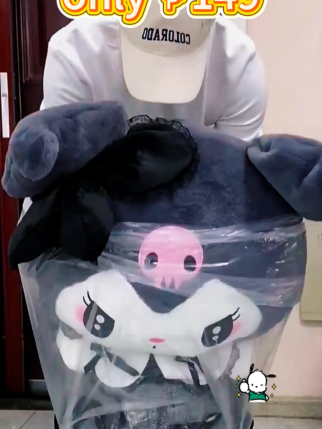 Choose this as your Christmas gift! only 149p#fypforyou #teddybear #stufftoy #sanrio #kuromi #toy #Christmasgifts #Baby #Gift