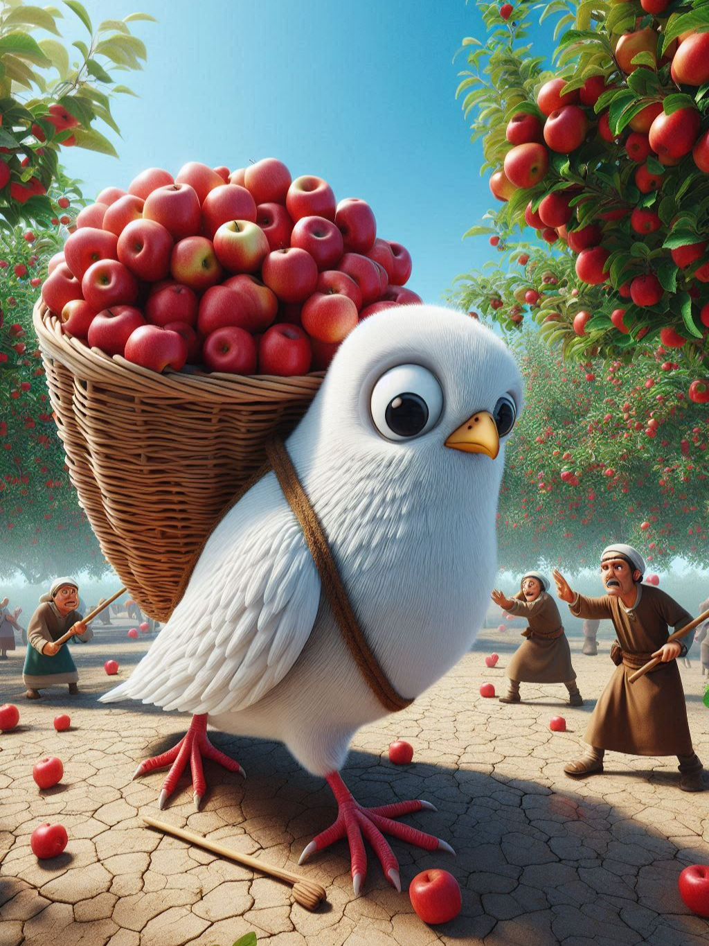 💔 Maa Kabootar Aur Dost Tota 🐦🦜 #sadstory #cartoon #pigeon #parrot #foryoupage