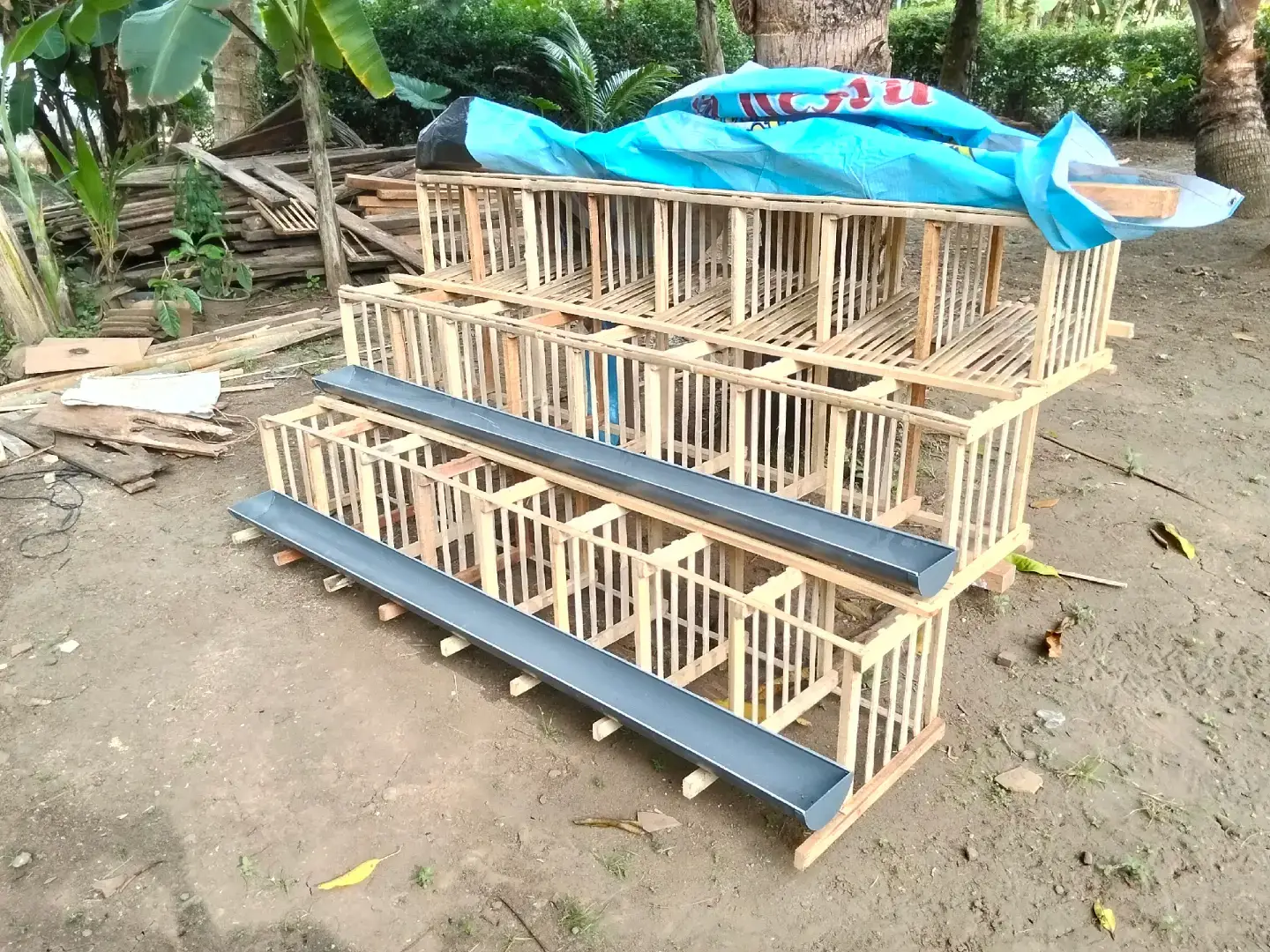 Jasa pembuatan kandang baterai ayam petelur skala rumahan, model kepang... #kandangbaterai #kandangbateraiayampetelur #ayampetelur #fyppppppppppppppppppppppp 