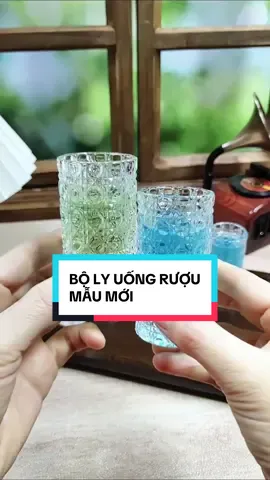 Tiếp khách bằng loại ly này thấy sang hẳn con người #lyruou #lyruouthuytinh #lyruouphale #bolyuongnuoc #bolythuytinh 