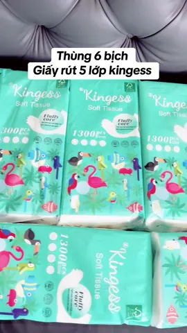Thùng 6 bịch giấy 5 lớp kingess #xuhuongtiktok #baoanhstore99 #giayruttreotuong #kingesstissue 