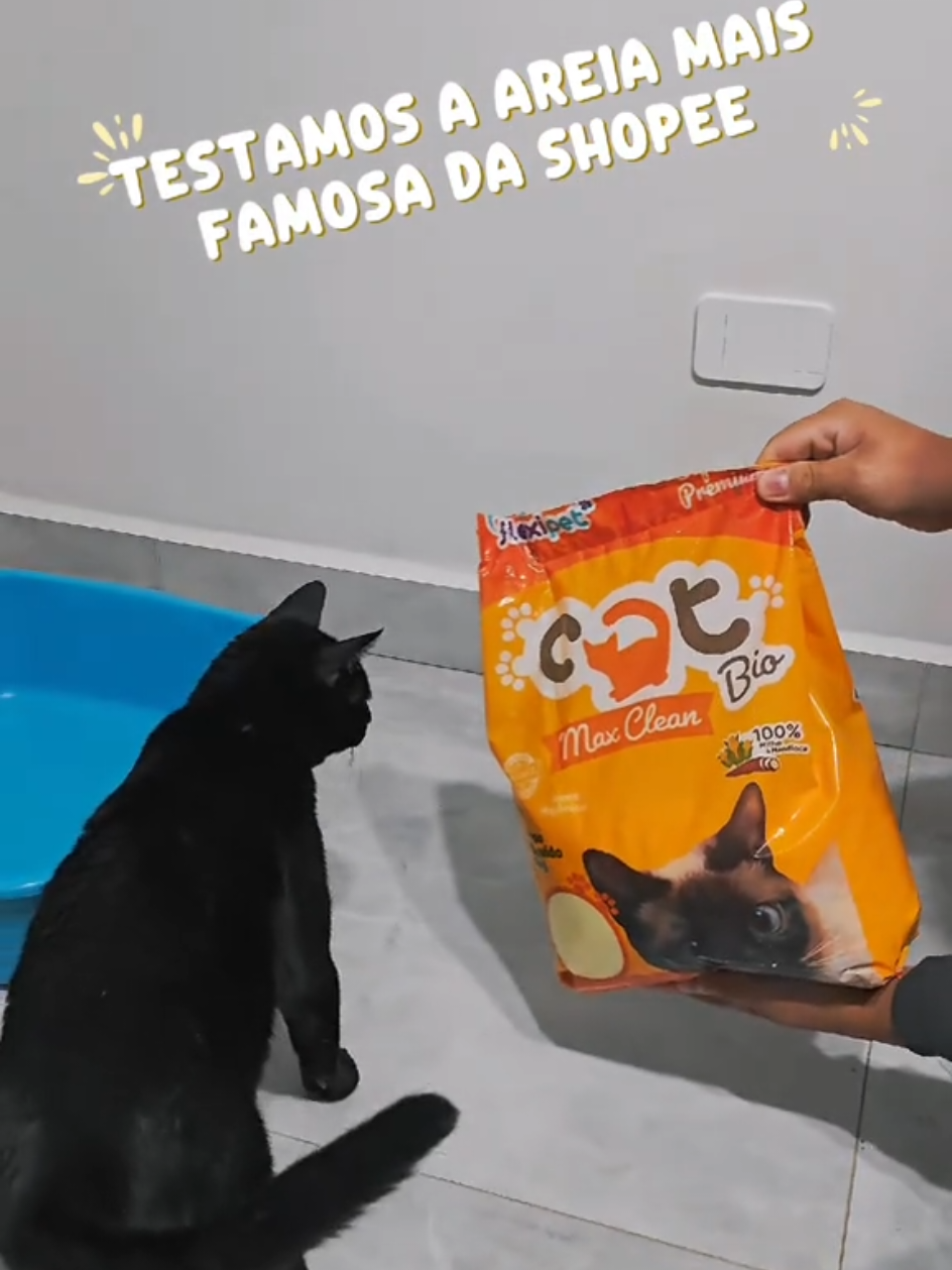 Areia biodegradável Catbio, seu amiguinho merece o melhor 🥰 LINK NOS COMENTÁRIOS 🔥  Areia Catbio Biodegradável 4 Kg - Max Clean - Grãos Finos. #creatorsearchinsights #gatos #areia #felino #gato 