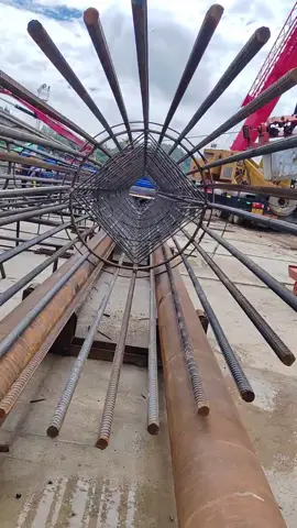 Need Rebar Cages? Get Fast, On-Site Fabrication #machine #threads #rebar #rebarcage #rebarfabrication #construction #constructionsite #constructionlife #steel #reinforcement #fyp #glus 