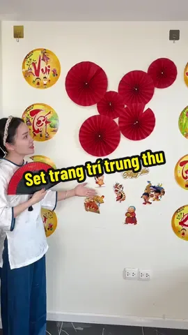 Set trang trí trung thu decor và chụp ảnh #phongnenchupanh #trungthu 