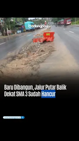 Lokasi putar balik di Jalan Arif Rahman Hakim, tak jauh dari SMA 3 Bontang, hancur. Padahal, jalan itu belum lama dibangun oleh Pemkot Bontang. Sebelumnya pemkot membongkar median jalan di lokasi tersebut untuk menjadi jalur putar balik. Mengingat jalur sebelumnya, yang sering digunakan truk untuk memutar dan masuk ke SPBU Km 3 terlalu dekat dengan sekolah. Sehingga sering menutup akses masuk sekolah. Kini jalur putar balik itu sudah hancur. Tanah tampak menyembul. Jika tidak ada penanganan besar kemungkinan bakal bertambah parah karena kerap menjadi akses truk. (*) #tiktoknews #fyp #entertainmentnews #fypシ #news 