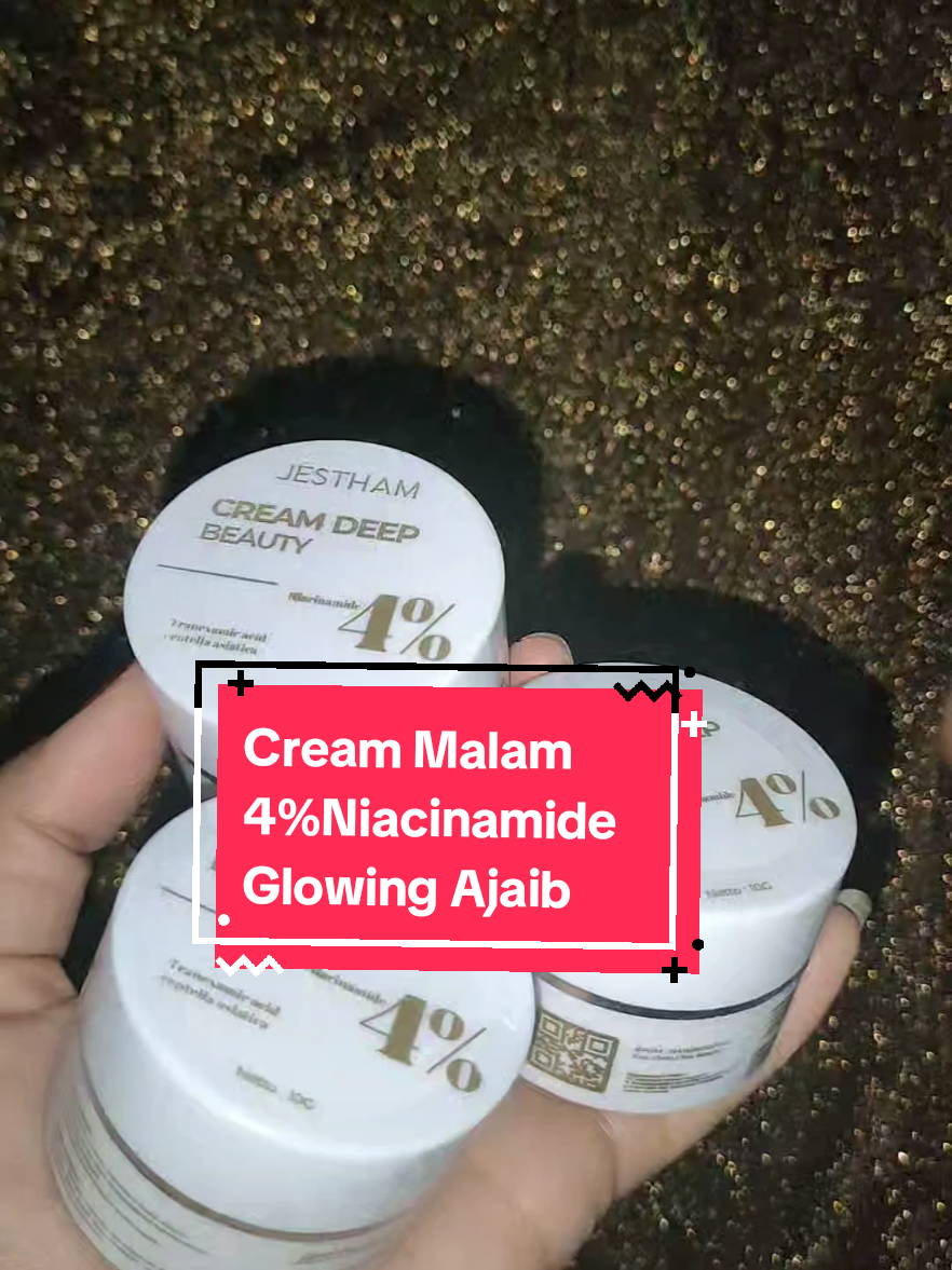 Deep Cream Dipakai setelah cream malam ya bisa dipakai sebagai pengganti cream malam Dengan bahan aktif tinggi .. yg Gong niacinamide 4% #deepcream #jestham #jesthamskincare #creammalam #skincareviral 