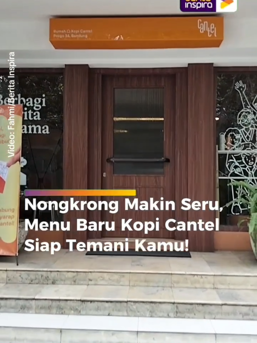 Kopi Cantel hadir dengan campaign baru, 'CantelLagi', yang jadi ajakan buat kamu balik nongkrong dan menikmati suasana hangat khas Cantel. Campaign ini juga jadi bentuk terima kasih untuk Teman Cantel yang sudah setia mendukung, sekaligus menghadirkan penyegaran agar nongkrong di Cantel selalu terasa seru dan berbeda. Biar nggak bosen, Kopi Cantel juga menghadirkan berbagai menu baru dengan cita rasa yang dirancang sesuai selera pelanggan. Mulai dari hidangan ringan, menu utama, dessert, sampai varian kopi yang lebih bold tapi tetap creamy khas Cantel, semua siap bikin pengalaman nongkrong kamu semakin lengkap dan berkesan. Yuk, ajak teman, keluarga, atau pasanganmu nongkrong di Kopi Cantel! Rasakan suasana hangat, menu baru, dan momen seru yang bikin kamu pengen balik lagi dan lagi. Kirim Video Sobat: WA : 081299584443/Berita Inspira Email: redaksinews@inspira.tv #beritainspira #kopicantel #cantellagi #viral #waktunyainspira