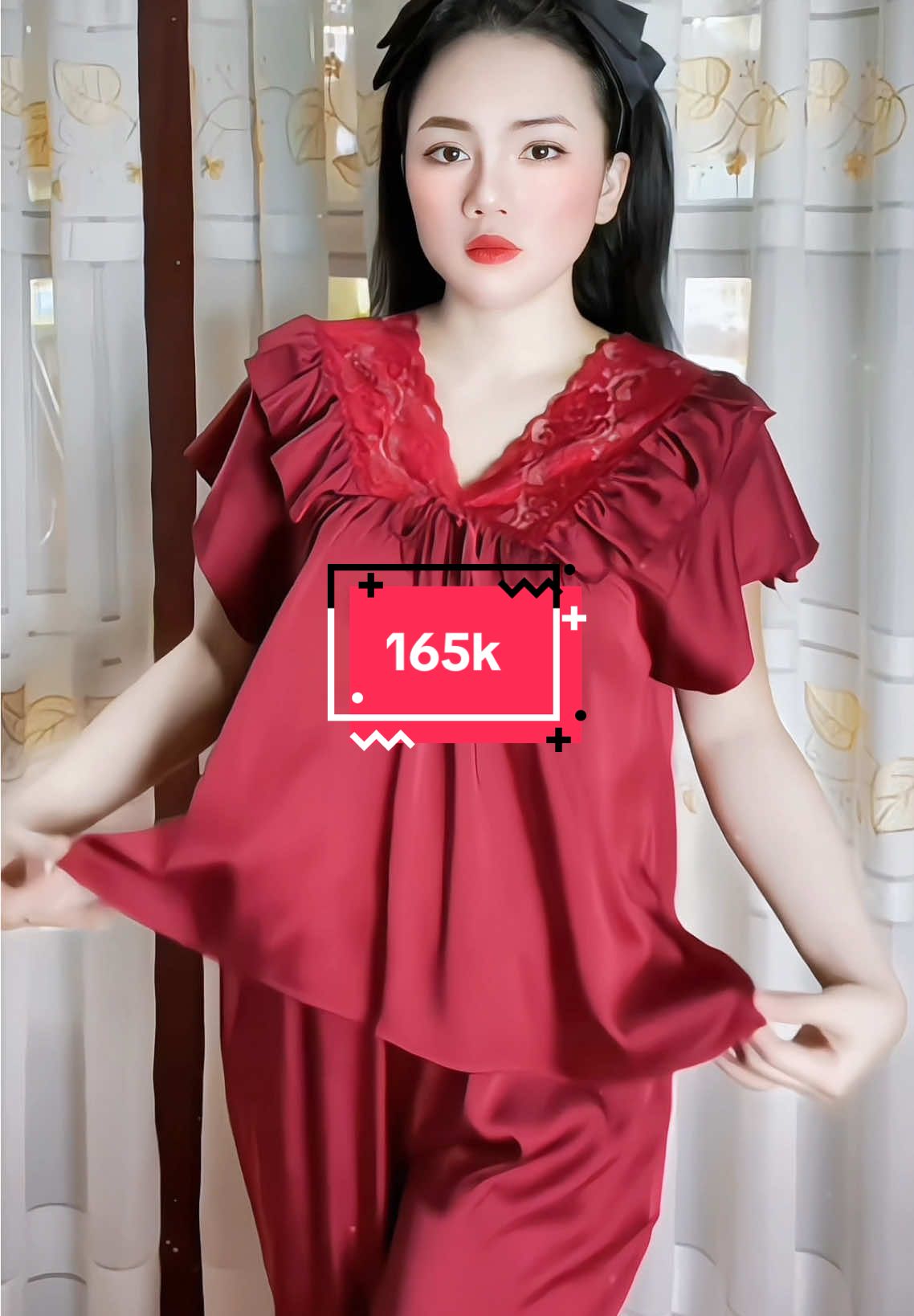 Bộ lụa latin quần lửng#doboxinh #dobonu #dobomacnha #dobotieuthu #xuhuongtiktok 